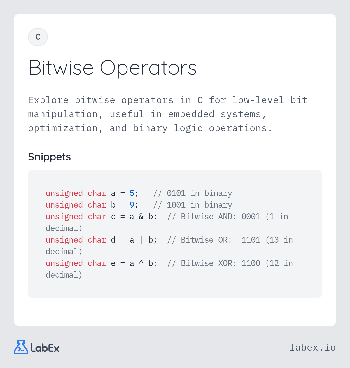 Bitwise Operators programming concept visualization