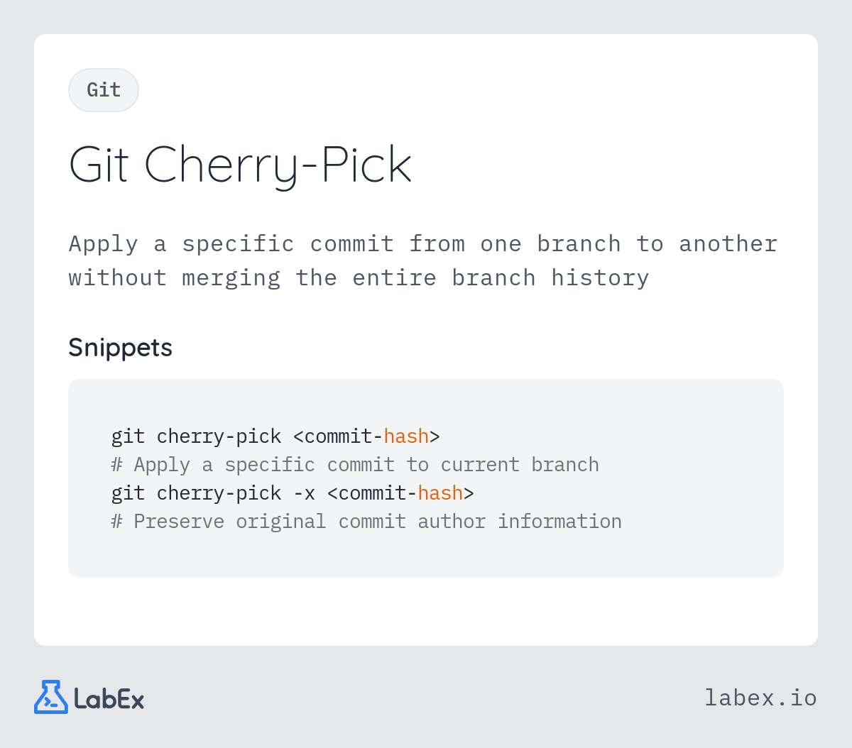 Git Cherry-Pick programming concept visualization