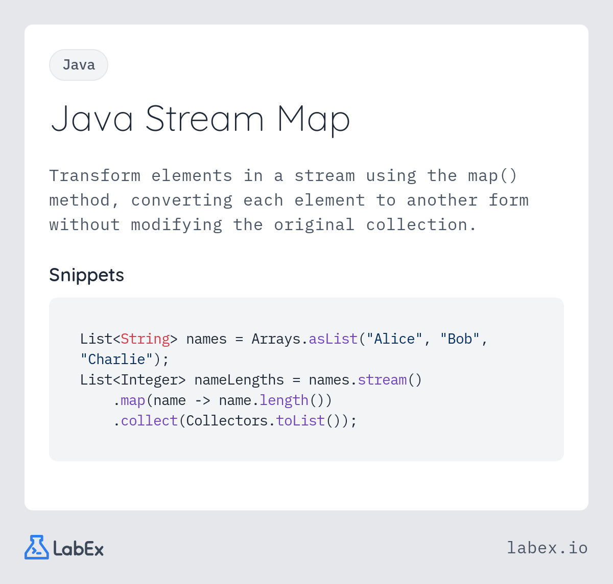 Java Stream Map programming concept visualization