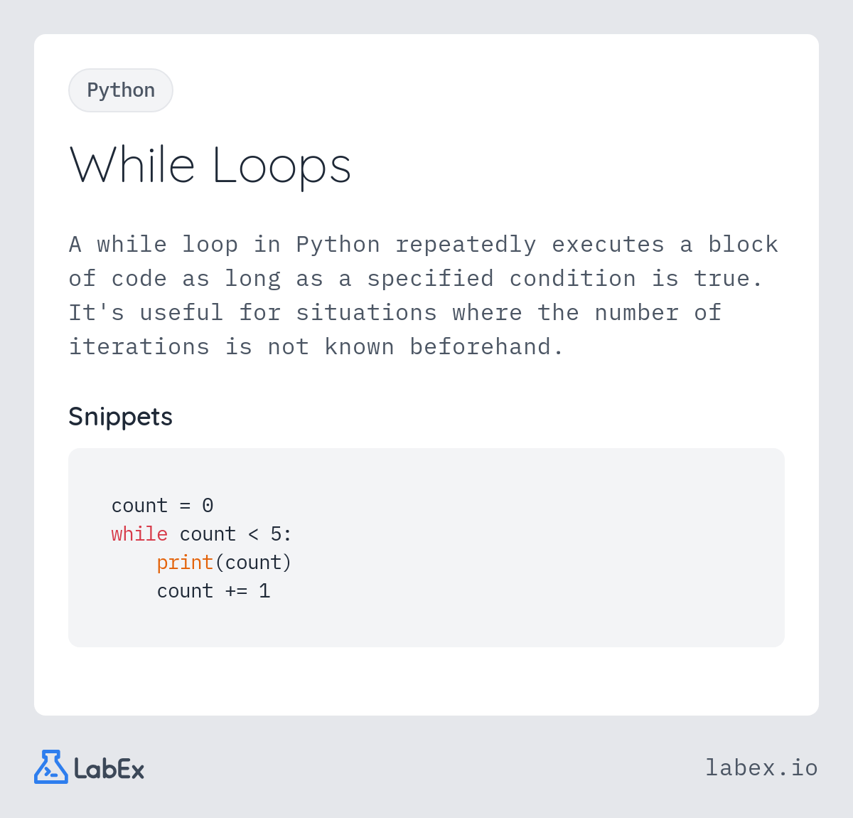 While Loops