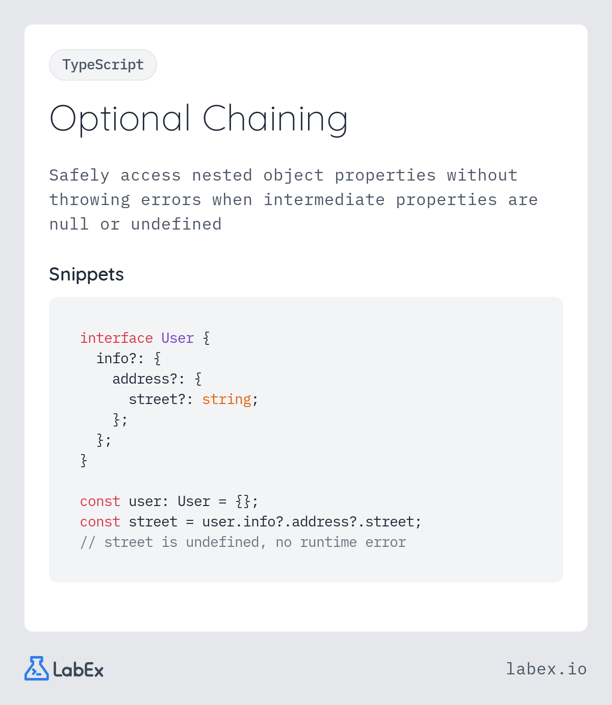 Optional Chaining programming concept visualization